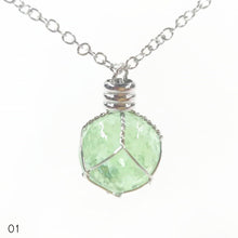 Load image into Gallery viewer, Fashion Creative Glass Night Light Luminous Pendant Hand-woven Night Glow Necklace Jewelry Gift