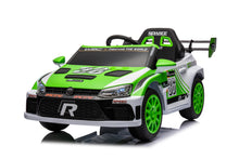 Load image into Gallery viewer, 12V4A 20W*2 one button start, forward and backward, high and low speed, music, front light, power display, two doors can open, 2.4G R/C, seat belt four wheel absorber KIDS RIDE ON CAR