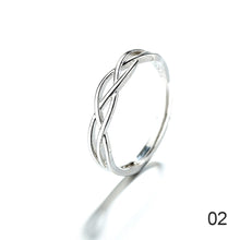 Load image into Gallery viewer, Fashion Exquisite Moonstone Adjustable Opening Couple Rings Girl Boy Friend Jewelry Gift