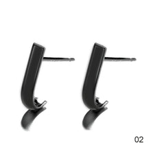 Load image into Gallery viewer, 1 Pair Fashion Simple Personality Double Hook Ear Studs Women Jewelry Gift