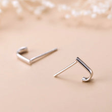 Load image into Gallery viewer, 1 Pair Fashion Simple Personality Double Hook Ear Studs Women Jewelry Gift