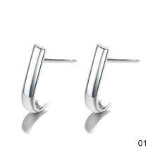 Load image into Gallery viewer, 1 Pair Fashion Simple Personality Double Hook Ear Studs Women Jewelry Gift