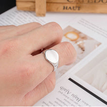 Load image into Gallery viewer, Fashion Minimalist Irregular Round Circle Geometric Glossy Ring For Women Men Jewelry Gift
