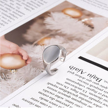 Load image into Gallery viewer, Fashion Minimalist Irregular Round Circle Geometric Glossy Ring For Women Men Jewelry Gift