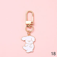 Load image into Gallery viewer, Girl Cartoon Animal Metal Key Chain Cute Bag Pendant Baby Cute Accessory