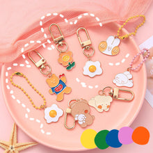 Load image into Gallery viewer, Girl Cartoon Animal Metal Key Chain Cute Bag Pendant Baby Cute Accessory