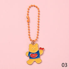 Load image into Gallery viewer, Girl Cartoon Animal Metal Key Chain Cute Bag Pendant Baby Cute Accessory