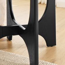 Load image into Gallery viewer, 25" Round End Table, Wooden Side Table,Night Stand for Bedroom, Living Room ,Reception Room
