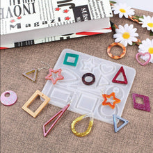 Load image into Gallery viewer, Earring Resin Molds Bohemian Hoop Drop Dangle Resin Earring Mold Jewelry Silicone Molds for Women Girls DIY Birthday Party Christmas Friendship Gifts