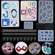 Load image into Gallery viewer, Earring Resin Molds Bohemian Hoop Drop Dangle Resin Earring Mold Jewelry Silicone Molds for Women Girls DIY Birthday Party Christmas Friendship Gifts