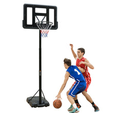 Load image into Gallery viewer, Portable Basketball Hoop Height Adjustable basketball hoop stand 6.6ft - 10ft with 44 Inch Backboard and Wheels for Adults Teens Outdoor Indoor