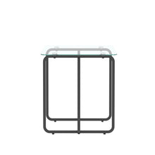 Load image into Gallery viewer, Modern Tempered Glass Coffee Table End Table Side Table for Living Room,bedroom, Transparent