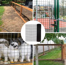 Load image into Gallery viewer, 48 inch×50 ft Black Vinyl Coated Hardware Cloth, 19 Gauge 1/2 inch Black PVC Hardware Cloth, Black Welded Wire Fence Supports Poultry-Netting Cage-Home Improvement and Chicken Coop