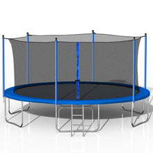 Load image into Gallery viewer, 14FT Trampoline with Safety Enclosure Net,Heavy Duty Jumping Mat and Spring Cover Padding for Kids and Adults, Ladder