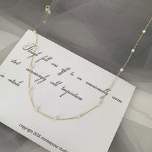 Load image into Gallery viewer, Fashion Personality Simple Pearl Clavicle Chain Short Necklace Women Jewelry Gift