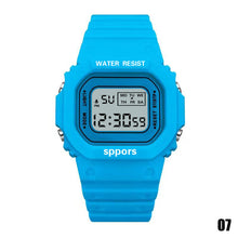 Load image into Gallery viewer, Fashion Creative Casual Square Dial Waterproof Luminous Alarm Clock For Children Student