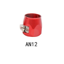 Load image into Gallery viewer, Hex Hose Finisher Clamp with Screw Band Hose End Cover Fitting 4 6 8 10 12AN