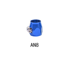 Load image into Gallery viewer, Hex Hose Finisher Clamp with Screw Band Hose End Cover Fitting 4 6 8 10 12AN