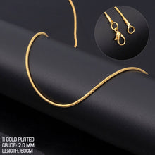 Load image into Gallery viewer, 1.2mm/2mm Braided Chain Necklaces Men Women Necklace Hiphop Style Necklaces Fashion Jewelry for Couple