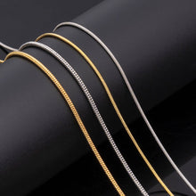 Load image into Gallery viewer, 1.2mm/2mm Braided Chain Necklaces Men Women Necklace Hiphop Style Necklaces Fashion Jewelry for Couple