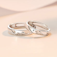 Load image into Gallery viewer, Fashion Creative Exquisite Carving Mountain Sea Adjustable Rings Couple Jewelry Gift