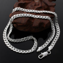 Load image into Gallery viewer, Fashion Simple Personality Width 5MM Full Sideways Link Chain Nacklace Women Men Jewelry Gift