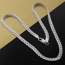 Load image into Gallery viewer, Fashion Simple Personality Width 5MM Full Sideways Link Chain Nacklace Women Men Jewelry Gift