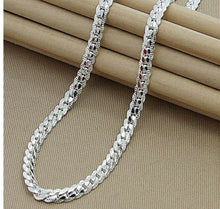 Load image into Gallery viewer, Fashion Simple Personality Width 5MM Full Sideways Link Chain Nacklace Women Men Jewelry Gift