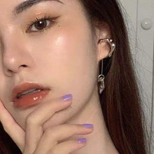 Load image into Gallery viewer, Fashion Retro Personality Irregular Cut Crystal Long Ear Clips Women Jewelry Gift
