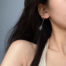 Load image into Gallery viewer, Fashion Retro Personality Irregular Cut Crystal Long Ear Clips Women Jewelry Gift