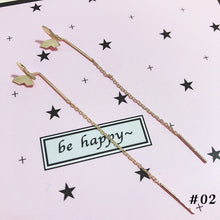 Load image into Gallery viewer, Original Fashion Romantic Fairy Long Tassel Butterfly Silver Earrings Women Girls Jewelry Gift
