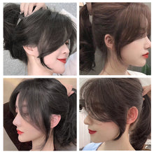 Load image into Gallery viewer, Natural Invisible Front Side Bangs for Woman with Fake Fringe Hair Extensions Synthetic High Temperature hair For Women 3D Bangs Fake wig