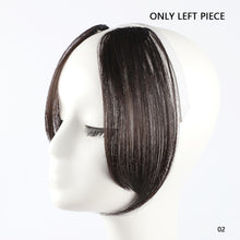 Load image into Gallery viewer, Natural Invisible Front Side Bangs for Woman with Fake Fringe Hair Extensions Synthetic High Temperature hair For Women 3D Bangs Fake wig