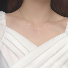 Load image into Gallery viewer, Simple Cool Key Shaped Diamond Inlaid Clavicle Chain Necklace Jewelry Gift For Women Girls