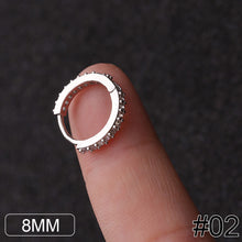 Load image into Gallery viewer, Women Fashion Alloy Stainless Steel Round Titanium Steel Round Hoop Earrings Gold Color Jewelry Earrings Party Gift