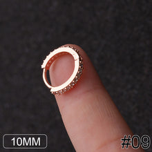 Load image into Gallery viewer, Women Fashion Alloy Stainless Steel Round Titanium Steel Round Hoop Earrings Gold Color Jewelry Earrings Party Gift