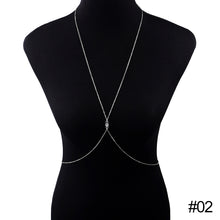 Load image into Gallery viewer, Fashion Simple Rhinestone Zircon Sexy Body Chain Summer Jewelry For Women Girls