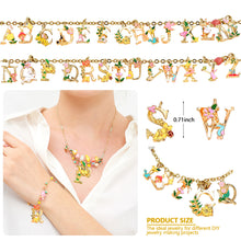 Load image into Gallery viewer, 26PCS/Set Oil Drop Alloy Small Pendant Jewelry Accessories For Necklace Bracelet DIY