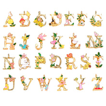 Load image into Gallery viewer, 26PCS/Set Oil Drop Alloy Small Pendant Jewelry Accessories For Necklace Bracelet DIY