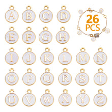 Load image into Gallery viewer, 26PCS/Set English Letter Alloy DIY Accessories For Necklace Bracelet Jewelry Ornaments