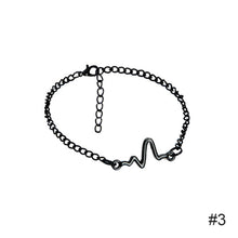 Load image into Gallery viewer, Simple Personality Beckoning Heart Rate Line Couple Bracelet For Love Jewelry Gift