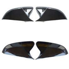 Load image into Gallery viewer, Pair Carbon Fiber Style Rear View Side Mirror Cover Rearview Caps For Honda For Civic 10th 2016 - 2020 ABS