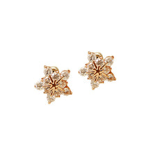 Load image into Gallery viewer, Small Cute Fresh Flower Snowflake Anti Allergy Earrings Jewelry Gift For Women Girls