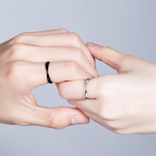Load image into Gallery viewer, Simple Fashion Couple Ring Twisted Rope Copper Silver Plated Open Ring Couple Ring Girl Boy Friend Jewelry Gift