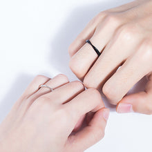 Load image into Gallery viewer, Simple Fashion Couple Ring Twisted Rope Copper Silver Plated Open Ring Couple Ring Girl Boy Friend Jewelry Gift