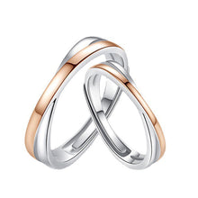 Load image into Gallery viewer, Twin Knot Mobius Couple Ring Fashion Creative Ring Adjustable Ring Jewelry Gift For Couple