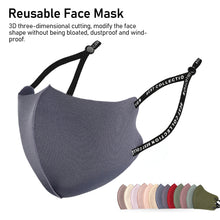 Load image into Gallery viewer, 3D Washable Adjustable Dust-proof Breathable Ice Cotton Knitted Mask Sunscreen Haze Reusable Face Mask Unisex Star Masks