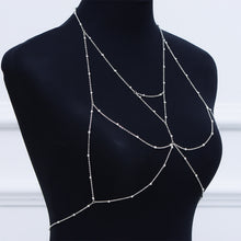 Load image into Gallery viewer, Fashion Metal Ladies Body Chain Sexy Style Chest Chain Hollow Out Bikini Ladies Women Breast Chain Body Decorative Jewelry