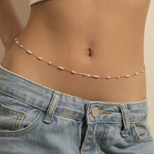 Load image into Gallery viewer, Sexy Vintage Belly Chain Thin Beads Link Body Chain Waist Chain Belt Pearls Streetwear Summer Women Fashion Body Jewelry