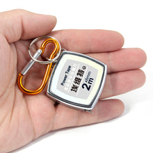 Load image into Gallery viewer, 1pc Creative Mini Tape Measure Pull Ruler Key Ring Measuring Tools Retractable Ruler with Key Chain and Hook Gauging Tool Portable Keychain Keyring Gifts